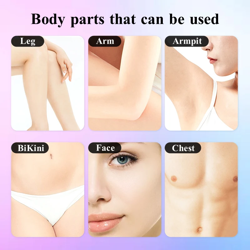 Rapid Hair Removal Wax Strips Paper Double-Side Lasting Depilation Women\'s Safe Wax Paper For Face/Legs/Bikini/Arm/Neck 40pcs