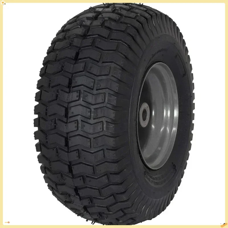 15x6.00-6 مجموعة عجلات الإطارات الأمامية لجزازة العشب، بديل هوائي لجزازات الركوب