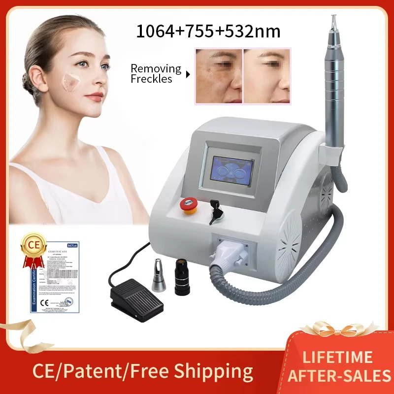 New Tattoo Brow  Line Remover Small PicosecondTouch Screen Skincare For Hospitals Beauty Salon