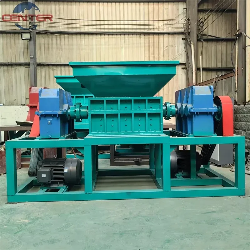 Industrial Machinery for Efficient Metal Scrap Shredding with Two-Shaft Crusher