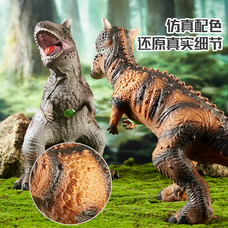 80cm Big Size Dinosaur Model Sound effects Tyrannosaurus Rex Soft Velociraptor for boy children festival birthday Kid gift Toy