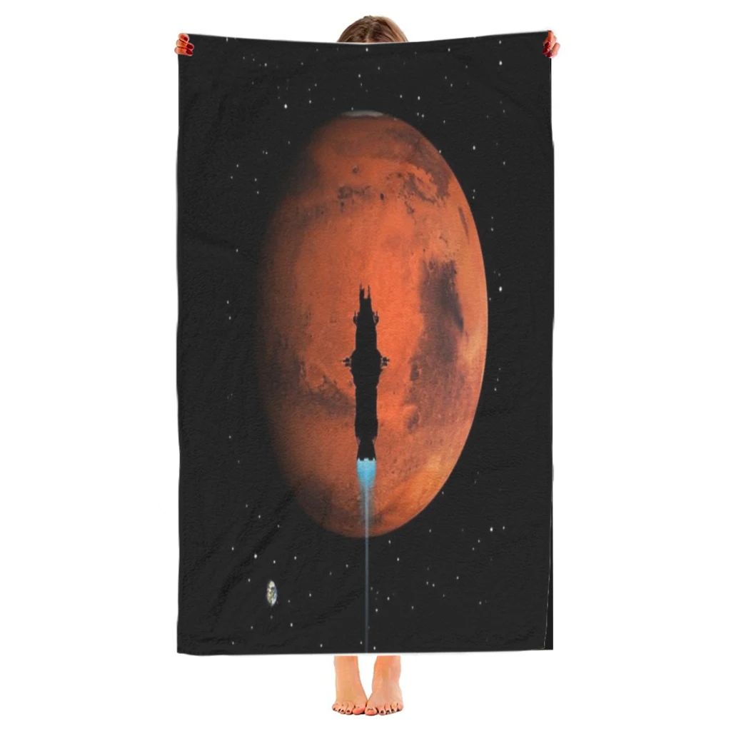 Rocinante Silhouette Poster Beach Towel  Poncho Bathing Towels Cover-ups Quick Dry Sand Free Yoga Spa Gym Pool