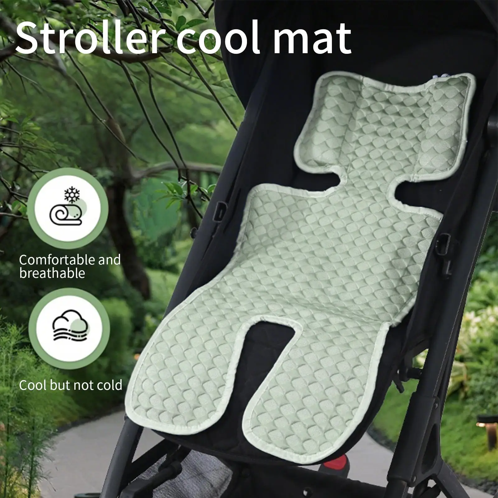 Baby Stroller Cooling Pad Portable Baby Cooling Pad Breathable Cooler Mat for Stroller Child Safety Seat Toddler High Chair Cold