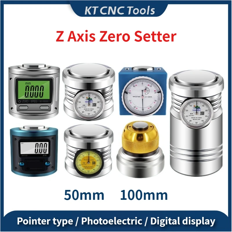 Z-Axis Tool Presetter Probe - Precision Tool Setting Zero Gauge Pointer Digital Magnetic Photoelectric For CNC Machining Center