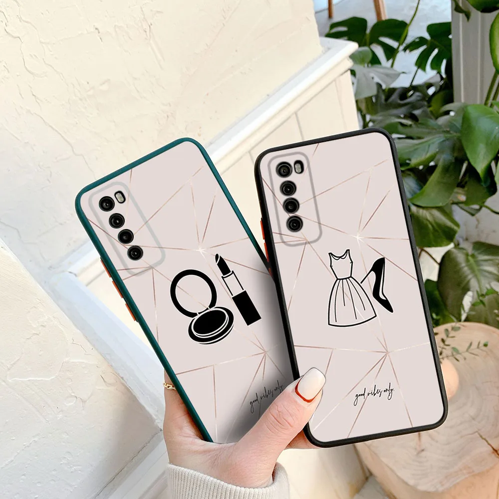 Funda de teléfono negra translúcida para Samsung S24, S23, S22, S21, S20 FE Ultra, S10, A73, A72, A71, A54, Note20, mármol geométrico dorado esmerilado