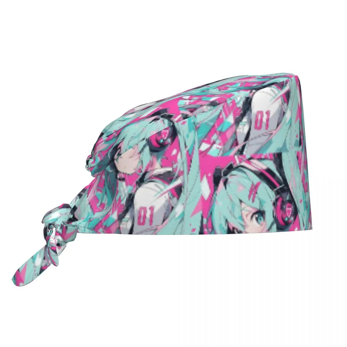 

Пользовательские H-Hatsuned M-Mikus Singer Медицинский персонал Скрабы Шляпа Мужчины Женщины Мангас Для шеф-повара Шляпа Скраб Шапки