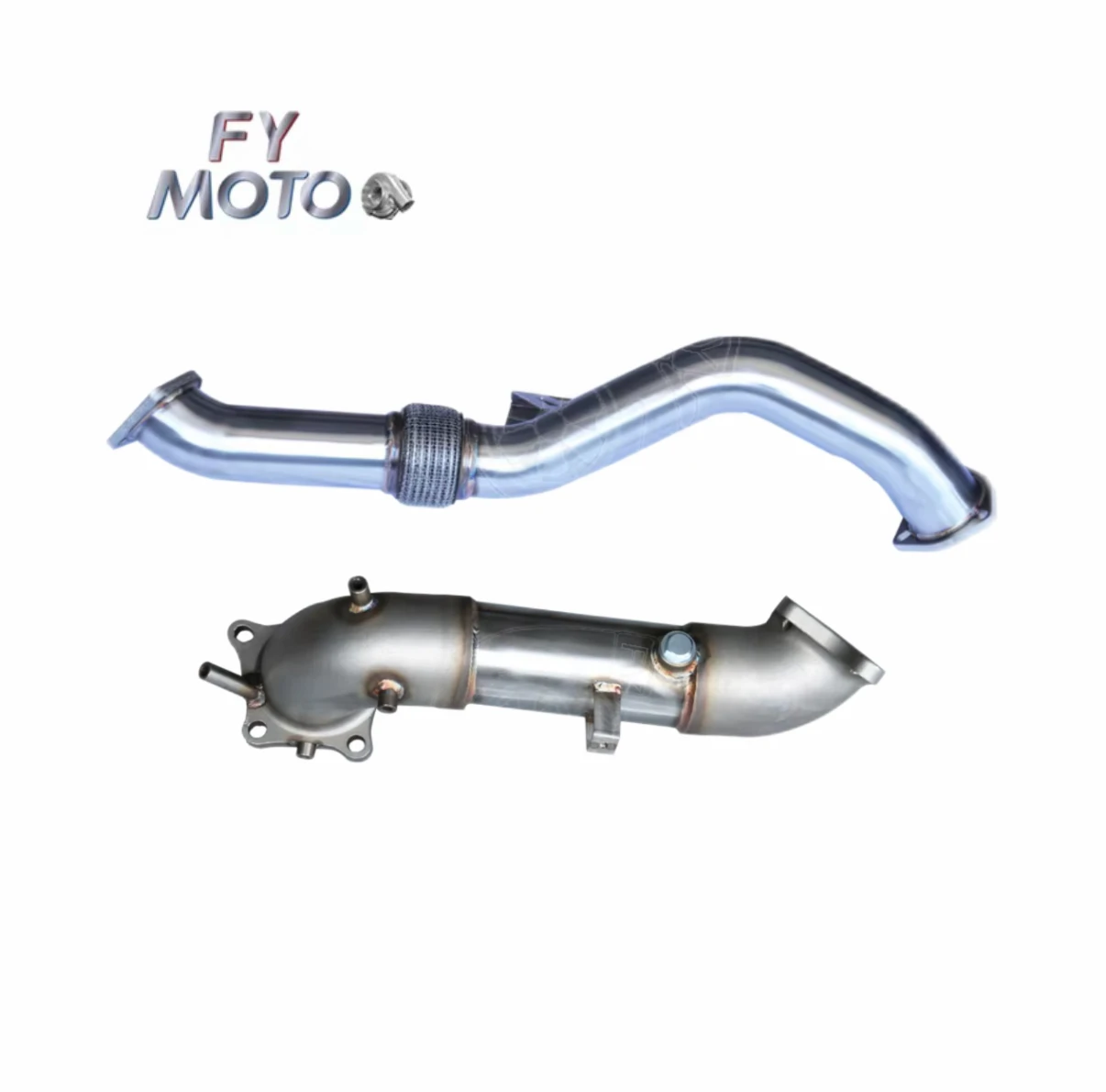 Downpipe+Front Exhaust Pipe Kit For Honda Civic 1.5T Acura Integra 1.5T 2022‑2025 SS304 Stainless Steel Exhaust Set
