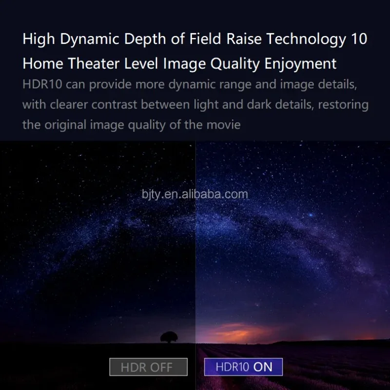 Proiettore laser Changhong DC90A Home Theater 4K UHD 4500 lumen ANSI 3 GB + 64 GB ROM HDR10 + MEMC Keystone a 8 punti 4500 ANSI lumen