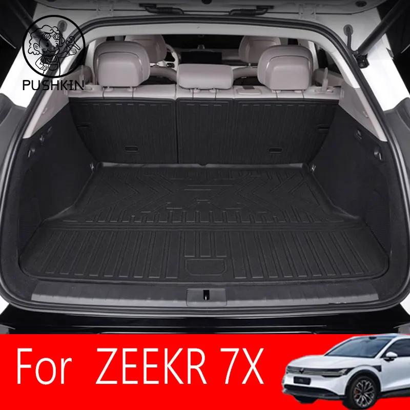 

For ZEEKR 7X 2025 2026 TPE 3D Floor Mats Trunk Pad Foot Mat Odorless Tray Car Accessories