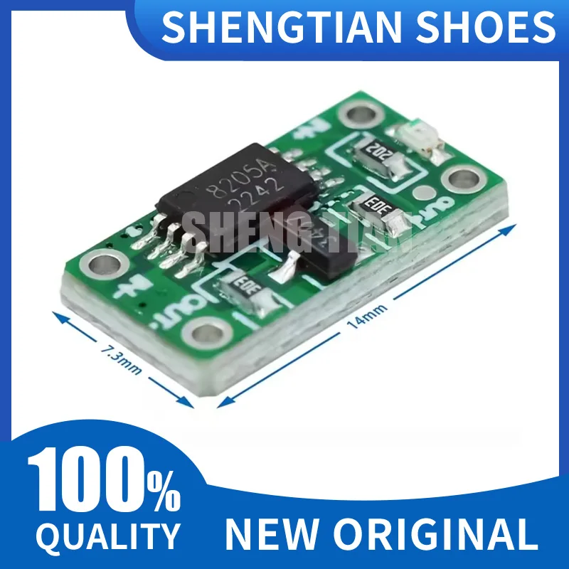 Reverse Polarity Protection Module 3.7V, 5V, 7.4V, 12V Battery Reverse Polarity Protection Module 4A Reverse Connection Protecti