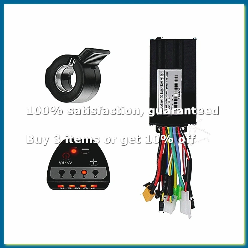 36V 48V 26A Brushless Controller G20 Meter LED Display+130X Throttle Kit for Electric Scooter E-Bike Repair Kit-A32R