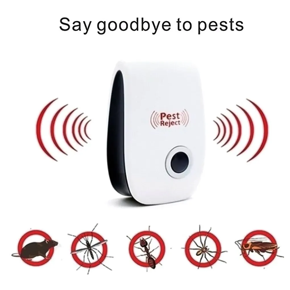 Pest Reject Ultrasound Mouse Cockroach Repeller Device Insect Rats Spiders Mosquito Killer Pest Control Household Pest