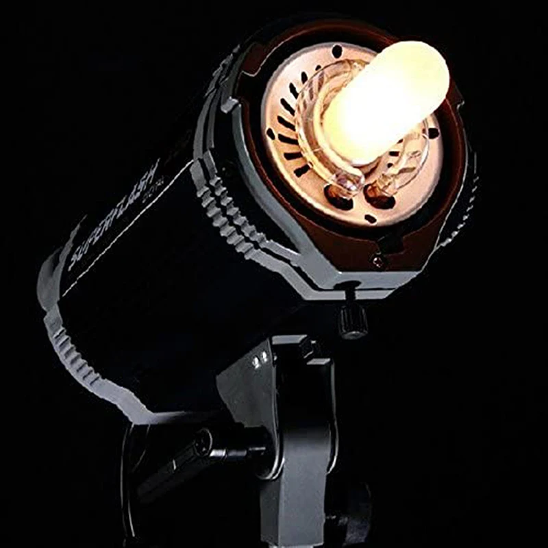 220V 3200K Flash For Strobe Softbox E27 100W Studio Strobe Photography Flash Modeling Light Tube Lamp Bulb