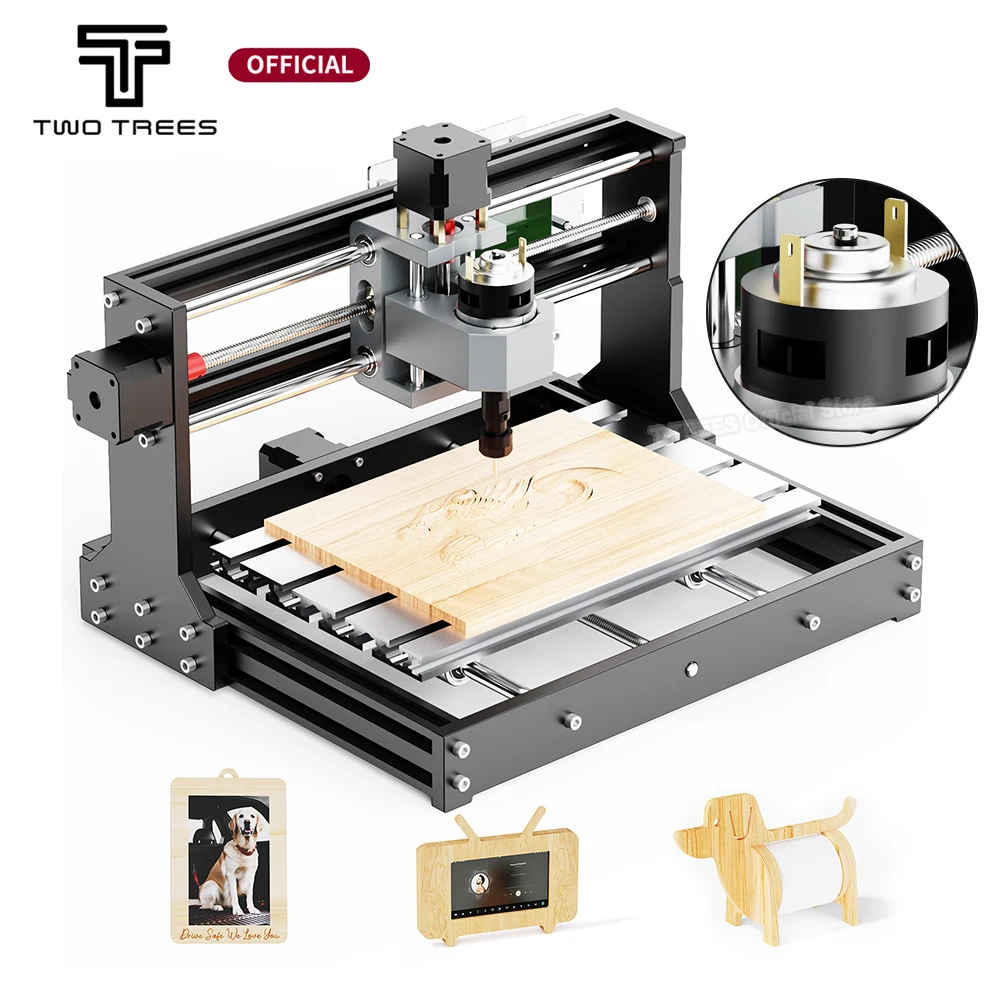 Twotrees TTC3018S CNC Laser Engraver Woodworking Cutting Machine Cnc Portable Household DIY Tool Metal Acrylic PVC Wood Board