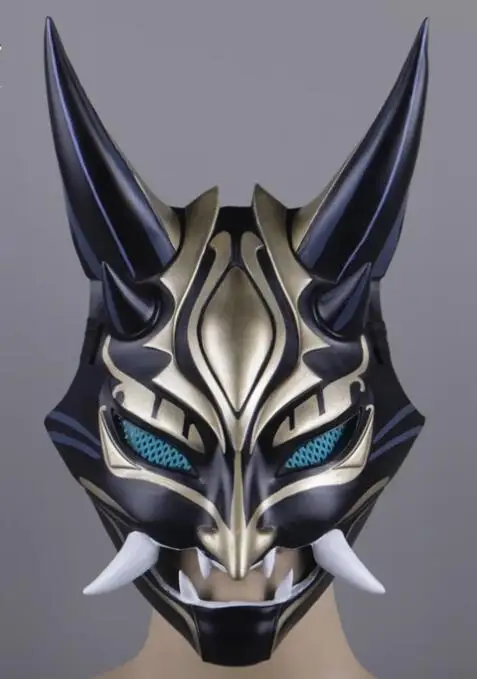 Xiao Cosplay Mask Yaksha Halloween Game