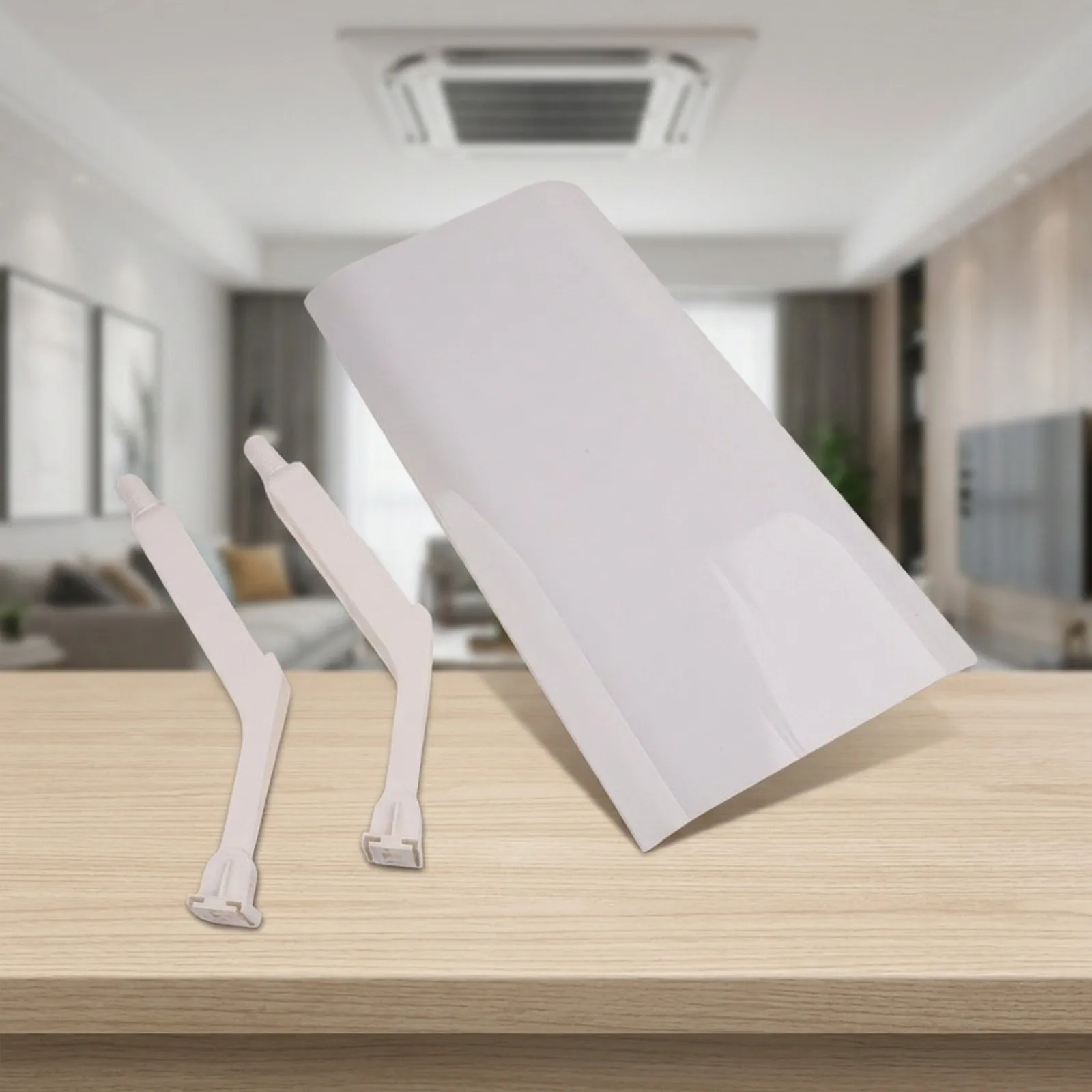 Adjustable Airflow Shield AC Wind Deflector Energy Efficiency Booster Easy Installation Process For Improving Room Comfort