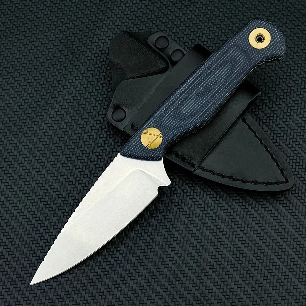 Dacian BM 203BT/203-1 Feststehendes D2-Klingenmesser mit Scheide, EDC-Taschenmesser für Dschungeltouren, Camping, Angeln, Rucksack, Obstmesser – Detail 5