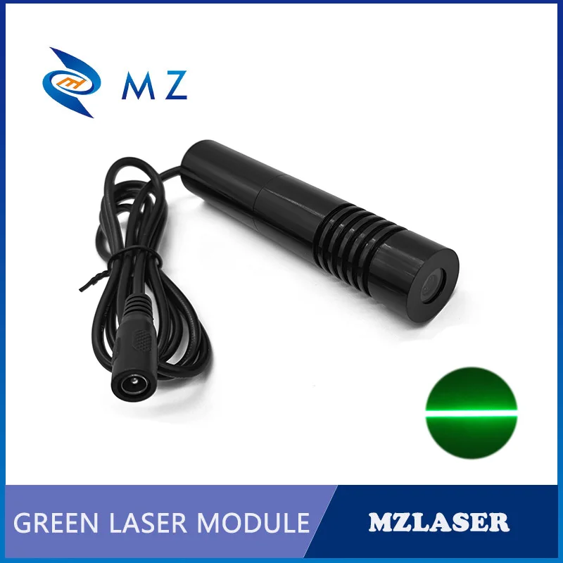 Imagem -03 - Linha Verde do Módulo do Laser com Adaptador Categoria Industrial Clara e Brilhante D22 mm 520nm 300mw 110 Graus Estabilidade Alta