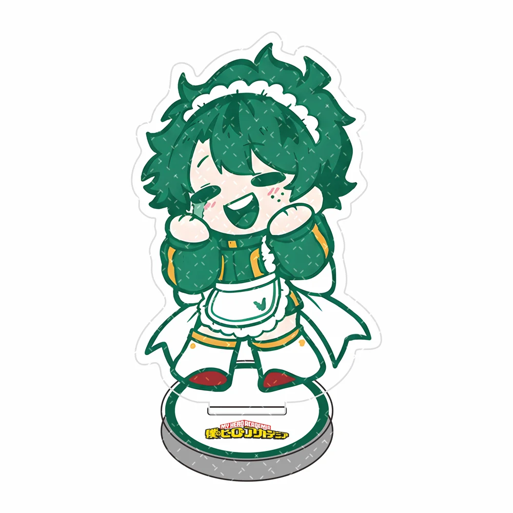 My Hero Academia 10cm Acryl-Standfigur Schlüsselanhänger Niedliches Dienstmädchen-Outfit Anime-Charakter Desktop-Ornament Sammlerstück Geschenk für Fans – Detail 5