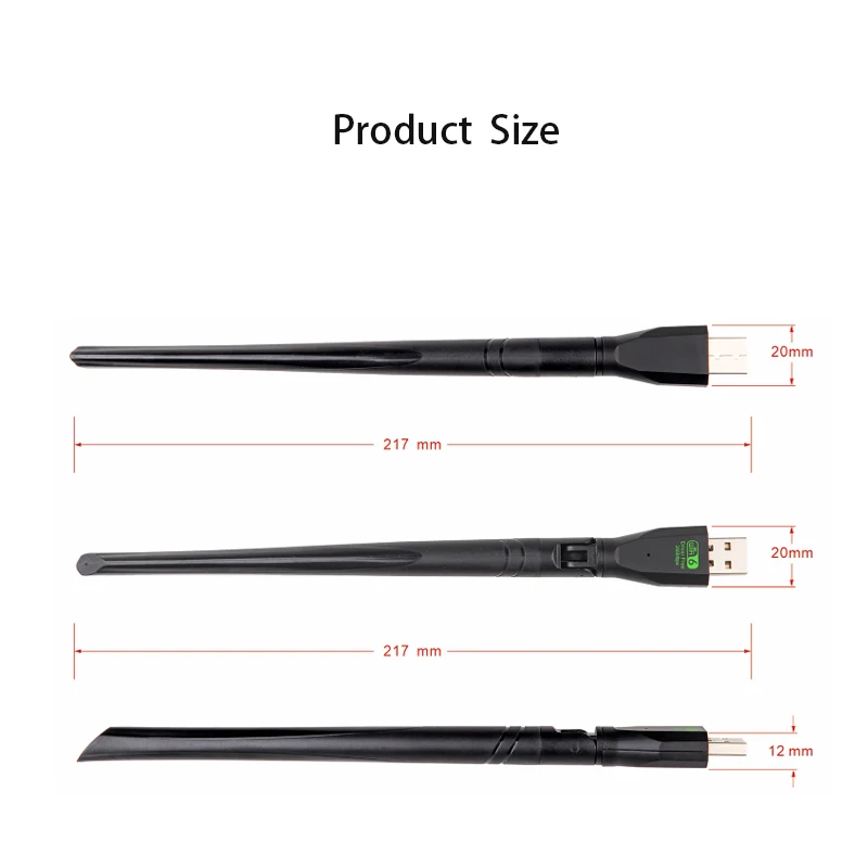 Adaptador Wifi USB, transmisor receptor de señal WiFi, tarjeta de red inalámbrica WiFi6, tarjeta de juego USB, plug and play