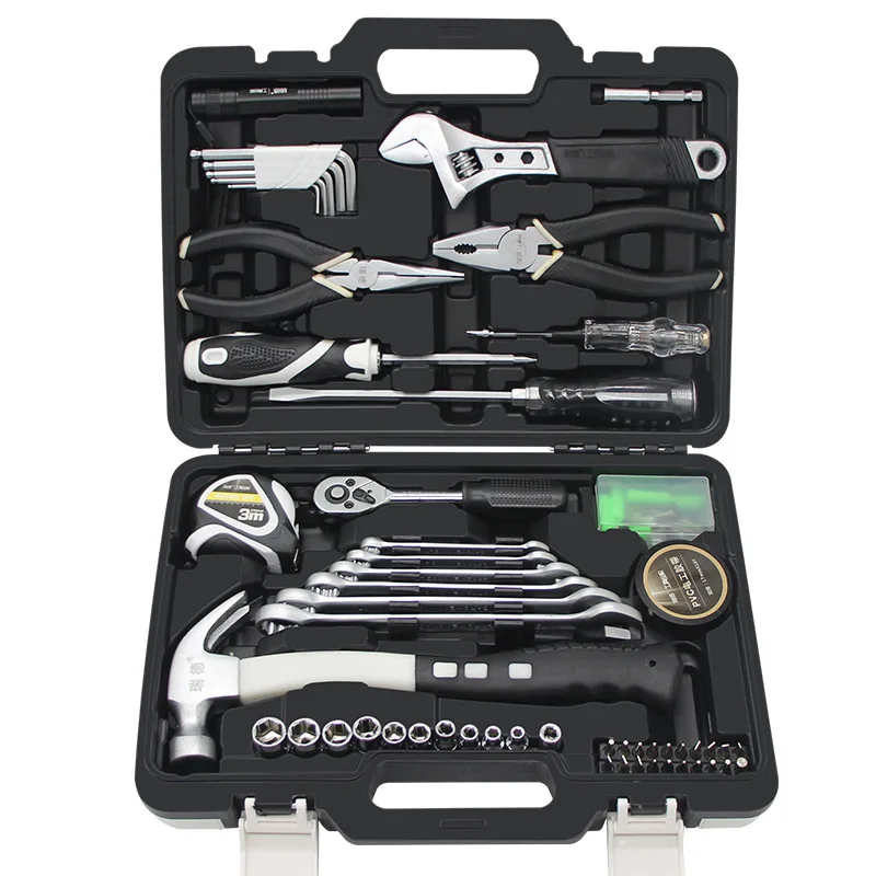 

Basics 75-Piece General Household Home Repair and Mechanic's Hand Tool Kit Set