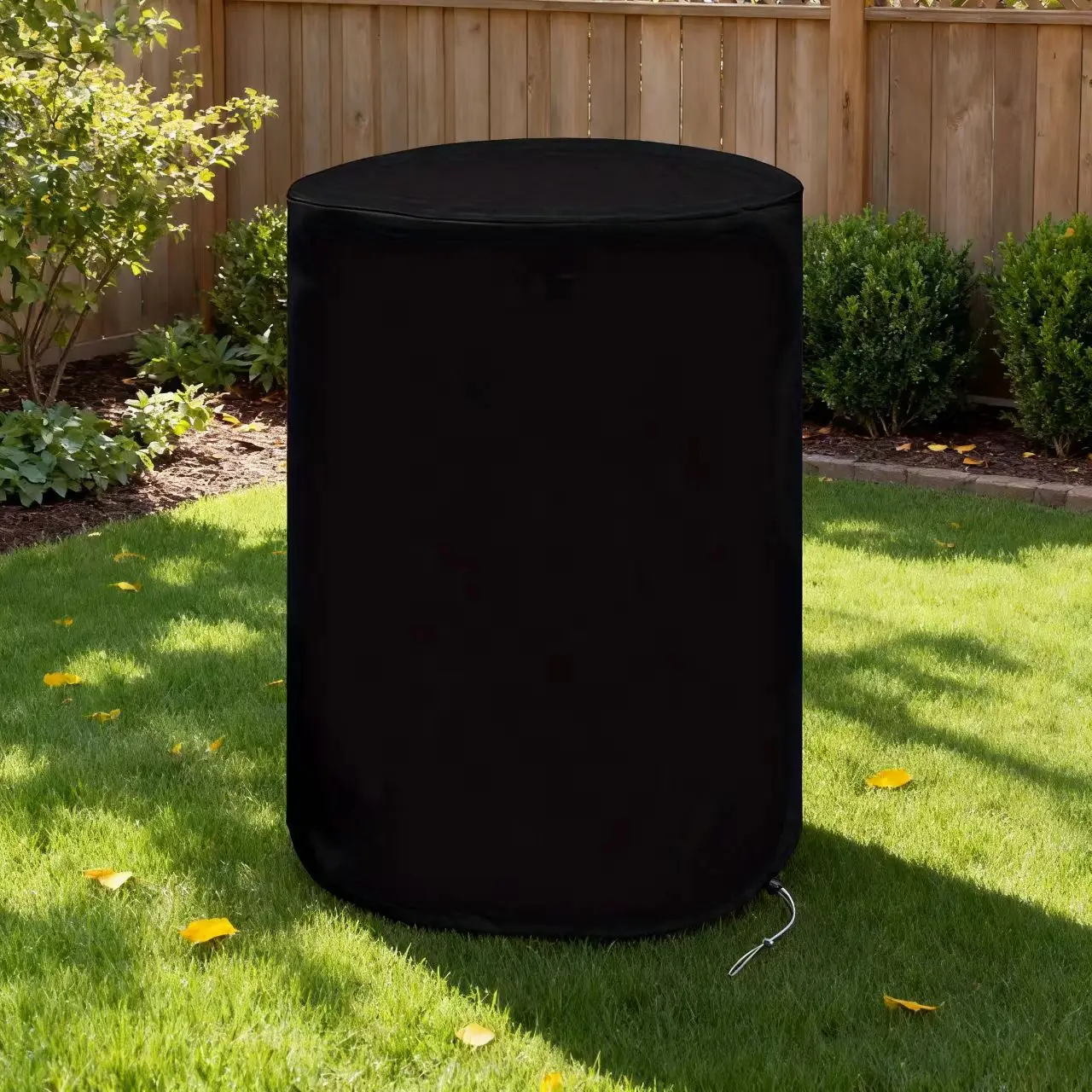 

1 Durable, Zippered 420D Oxford Cloth Cover, Suitable for Outdoor Plastic Barrels, Chemical Barrels, and Tire Protection.