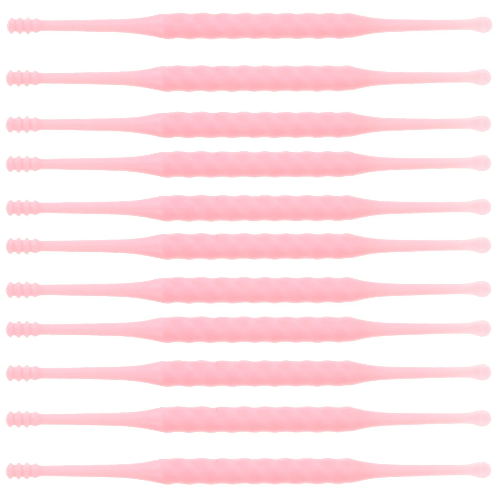 

Набор для чистки ушей из 12 предметов: инструмент для удаления ушной серы, пластиковые шпатель-кюретки, безопасные, с гладкими концами, удобные для переноски