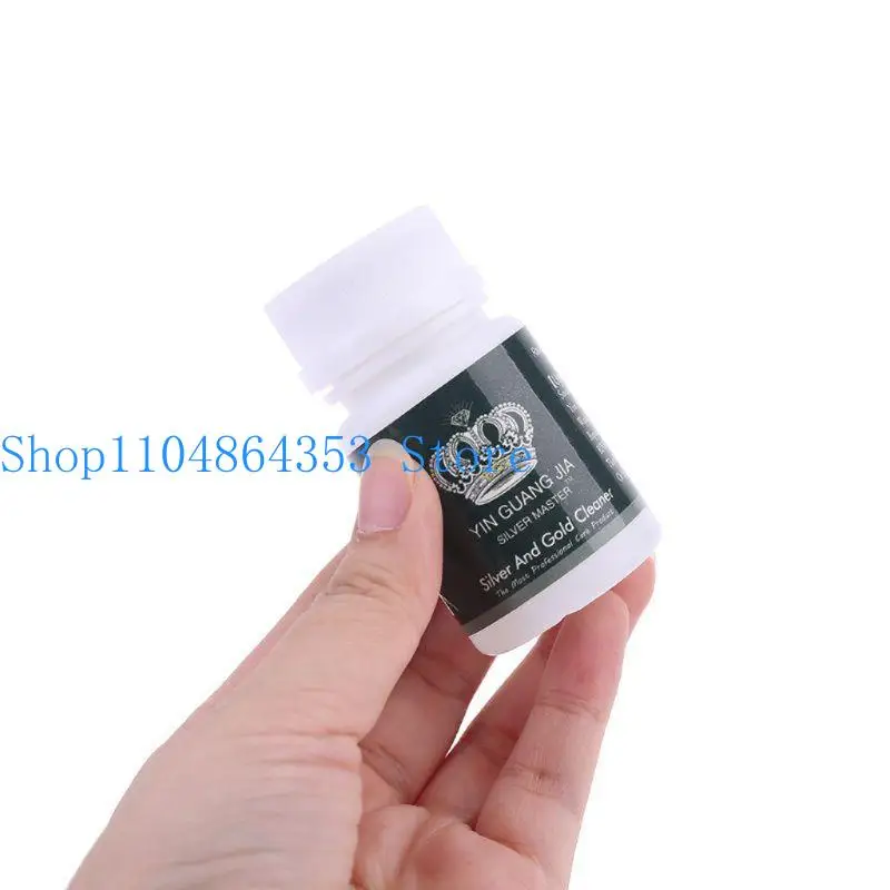652F 2Pcs Jewelry Cleaning Versatile Rust Remover Anti Tarnish for Protection Ring Diamond Rust Detergent 40ml Silver Gold C