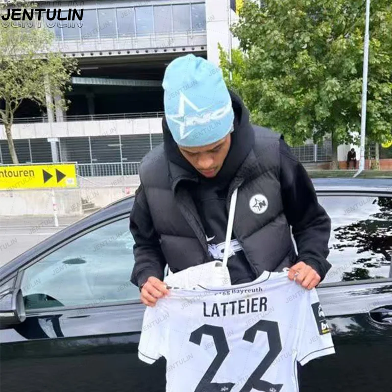 Harajuku Hip Hop Winter Hats Y2K Gothic Alphabet Men's Hats Streetwear Knitted Women's Wool Hats Unisex Winter Fashion Pullovers