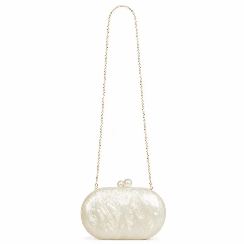 

New Acrylic Women's Evening Bag Fashionable Single Shoulder Crossbody Wedding Party Clutch Bag