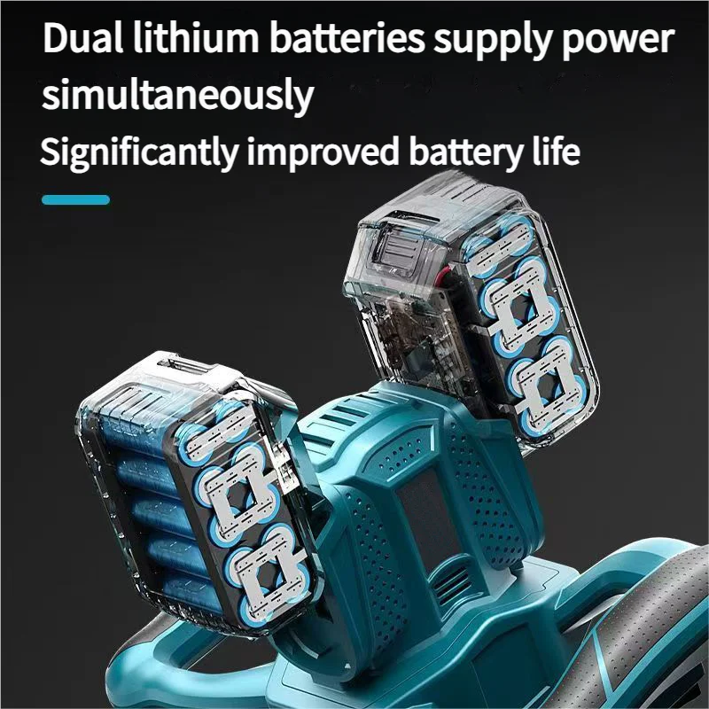 สําหรับMakita 18Vแบตเตอรี่FWD/REVแบบพกพามือถือไฟฟ้าปูนผสม,6-Speed Heavy Dutyสําหรับคอนกรีต,ปูนปลาสเตอร์,สี,thinset