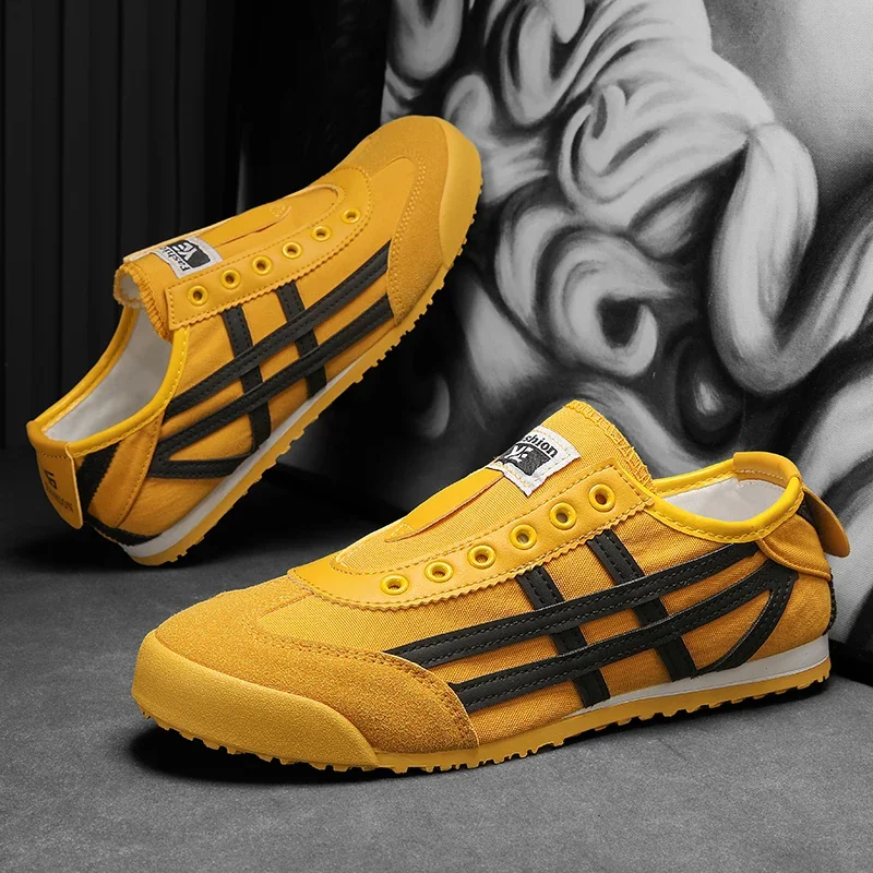 Klassische Laufschuhe für Herren, Tennisschuhe, Schnür-Sportschuhe mit flachem Boden, weiche Sohle, Wanderschuhe, atmungsaktive Paar-Freizeitschuhe