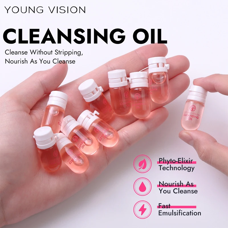 Collagen Remover Oil Mild Non-irritating Nourishing Moisturizing Deep Cleansing Makeup Remover Essence Oil Skin Care 5/10Pcs