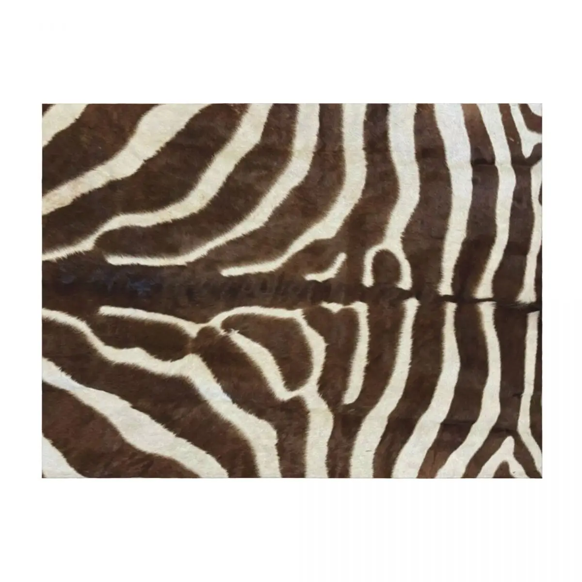 

Furry Zebra Butt Photo Throw Blanket Polar for babies For Sofa Thin Blankets