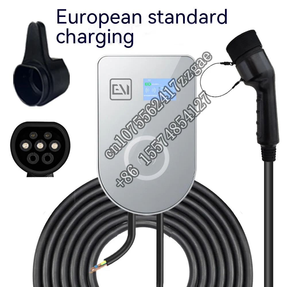 New energy vehicle charging pile OCPP AC fast charging three-phase 380V European standard 22KW wall mounted charging pile