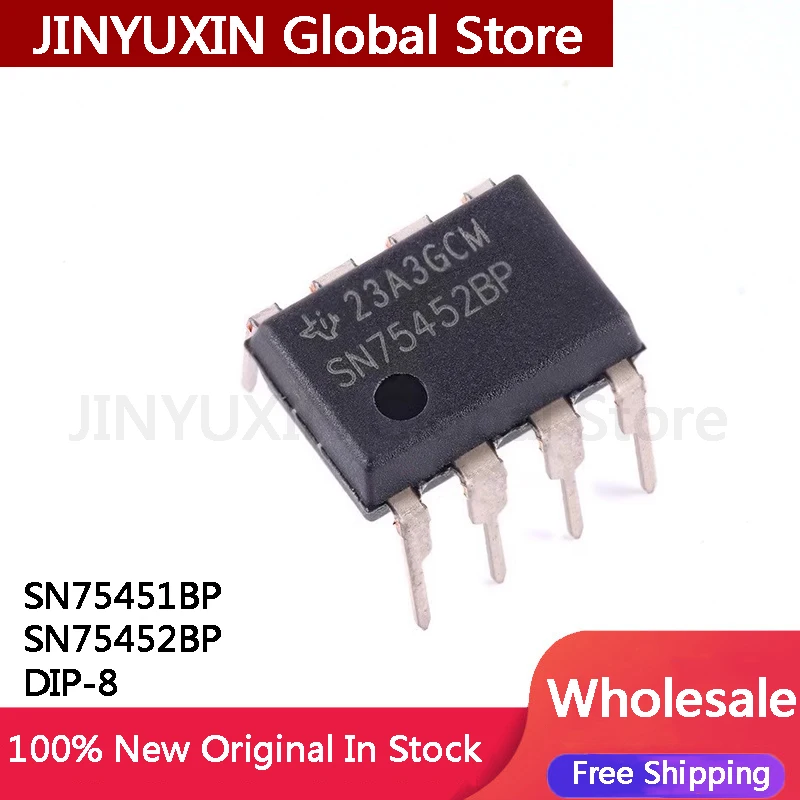 10Pcs SN75451BP SN75452BP SN75452 SN75451 DIP-8 IC Chip in Stock