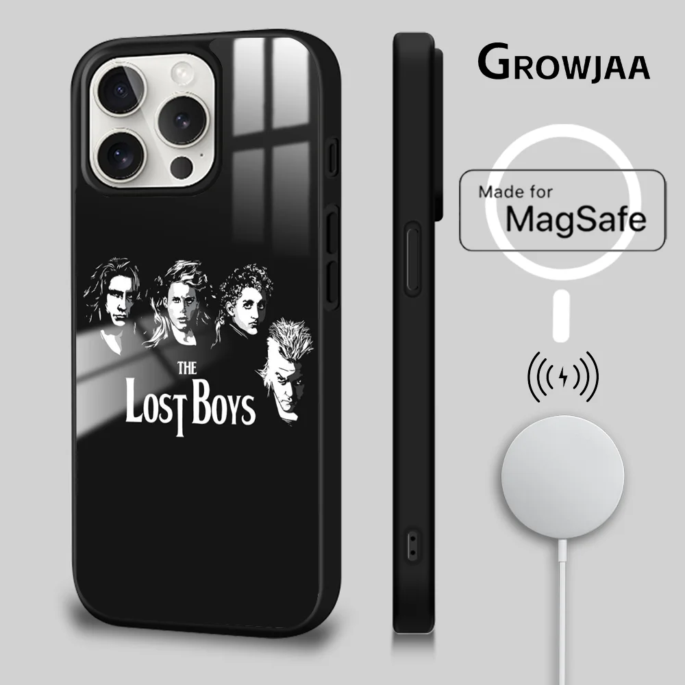 Movie The L-Lost B-Boys Phone Case For iPhone 16 15 14 13 12 11 Pro Max Plus Mini Magsafe Mirror Wireless Magnetic Cover