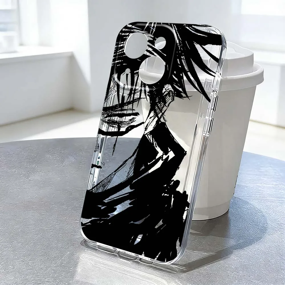 Jujutsu Kaisen Anime Comics Phone Case For Apple iPhone 17 Air 16e 16 15 14 13 12 11 Mini Pro Max Plus Transparent Soft Cover