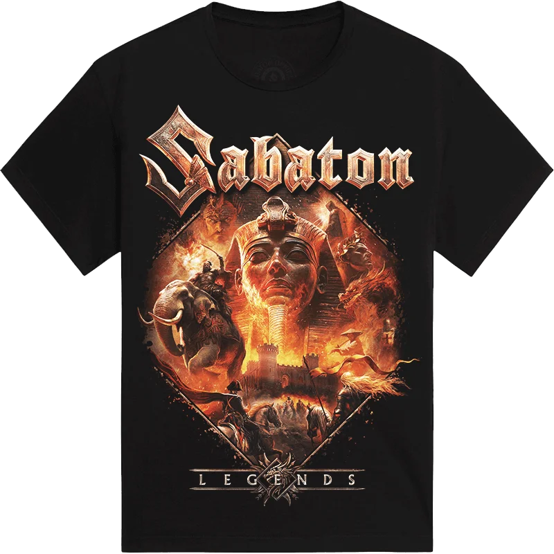 Sabaton Band Tiger Among Dragons Poster Graphic Print T-shirt Men Women O-neck Cotton Loose Casual Oversized Top Summer New Tee