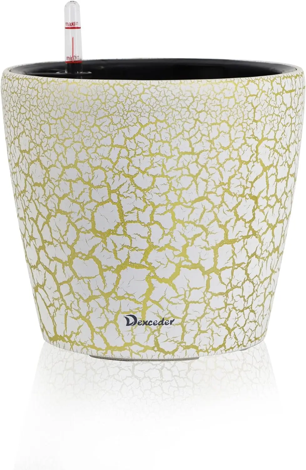 

Самополивный горшок 9x8 дюймов для использования в помещении и на открытом воздухе, дизайн внутреннего горшка, утолщенный стол, цветочный горшок с указателем уровня воды