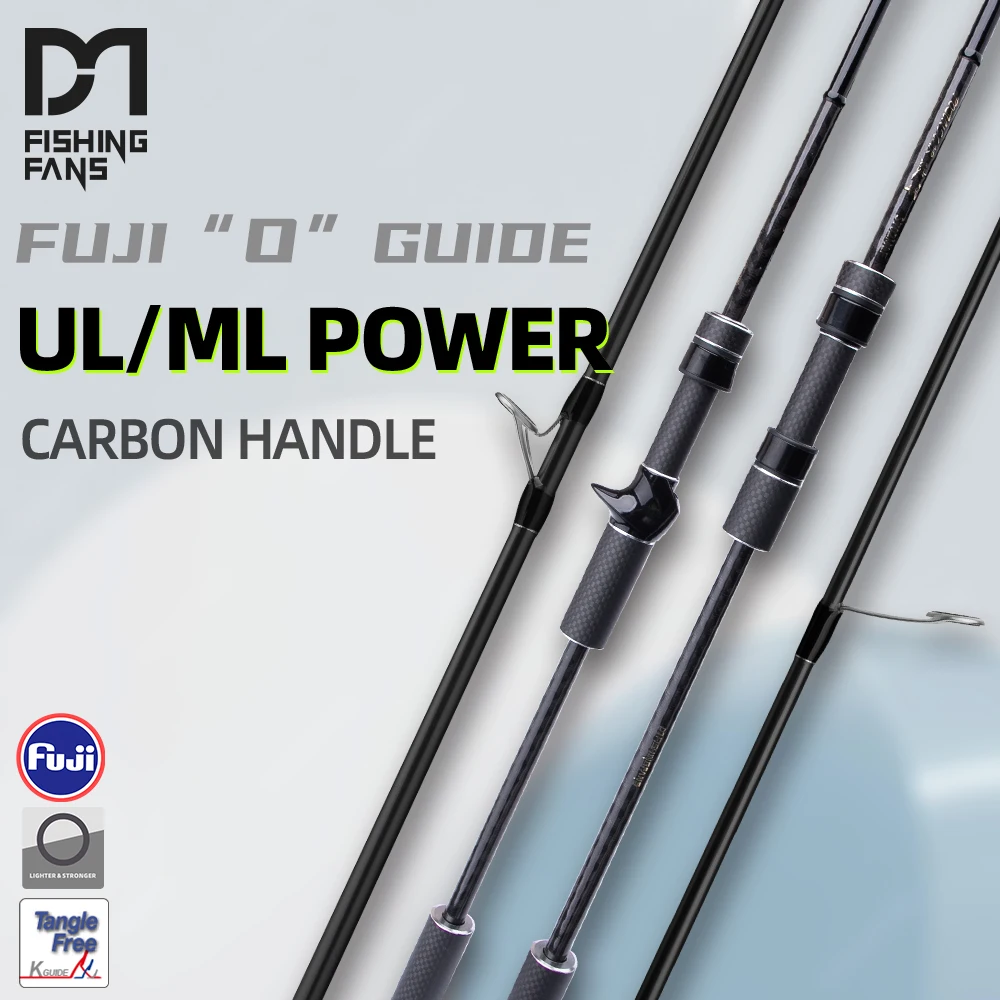 

Удочка FISHINGFANS SCAR FUJI O GUIDE с карбоновой рукояткой, мощность UL/ML, разъемное крепление для катушки, для ловли форели и баса, ультралегкая/средне-легкая.