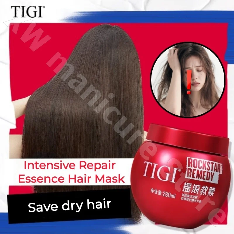 

Маска для волос TIGI Permed and Dyed Rock and Roll Redemption: питает и восстанавливает поврежденные, окрашенные, вьющиеся и секущиеся кончики, 70 мл