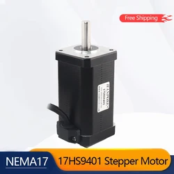 1pcs nema17 stepper motor 80mm 2.8A 90N.CM 17HS9401 4 wire 1.8 degree hybrid CNC milling machine stepper motor