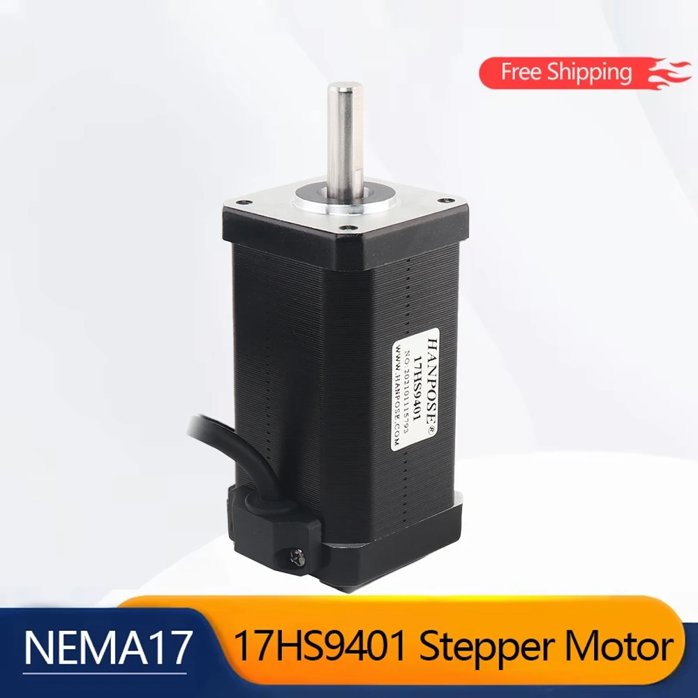 1 sztuk nema17 silnik krokowy 80mm 2.8A 90N.CM 17HS9401 4 drut 1.8 stopni hybrydowy silnik krokowy CNC do frezarki