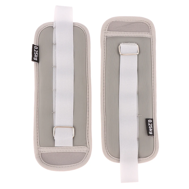 1Pair Adjustable Ankle Weights (0.25kg*2pcs) Neoprene Leg Arm Straps For Fitness Aerobics Physical Therapy For Women Men Kids