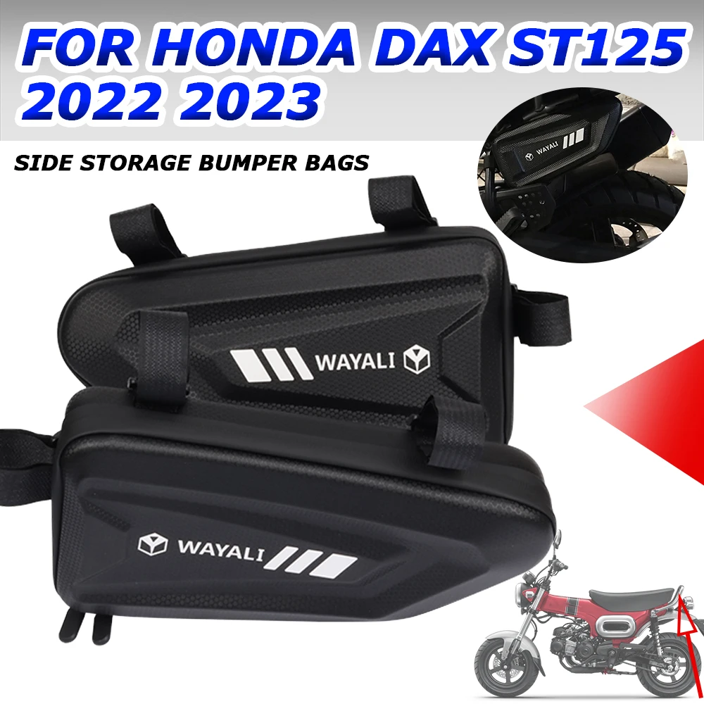 

For HONDA DAX ST125 ST 125 ST DAX125 125ST 2022 2023 Motorcycle Accessories Side Bag Fairing Tool Bag Storage Bumper Frame Bags