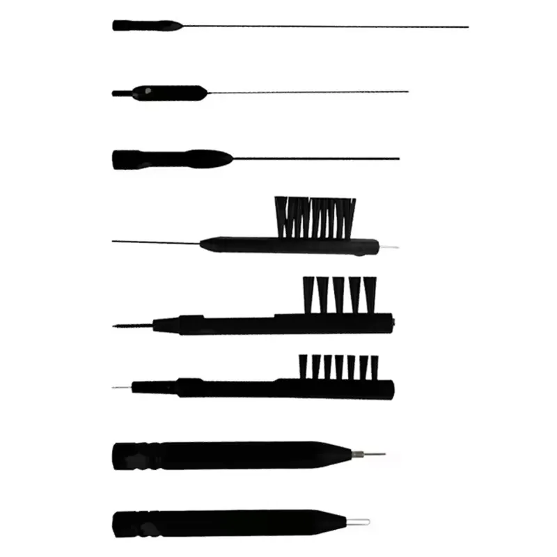 

8/10PCS Hearing Aid Cleaning Brush Kit Nylon Hair Soft Brush Hearing Aid Tube Air Holes Cleaning Tool Accessories Earwax Removal