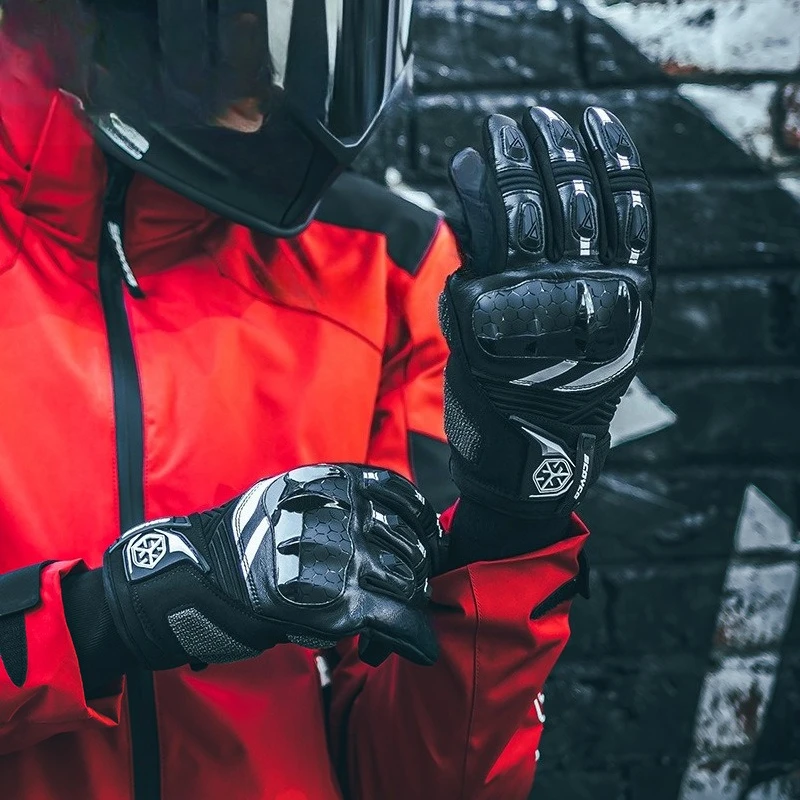 

Cycling gloves, locomotive anti-drop protection, knight racing equipment gloves, men's autumn and winter warmth