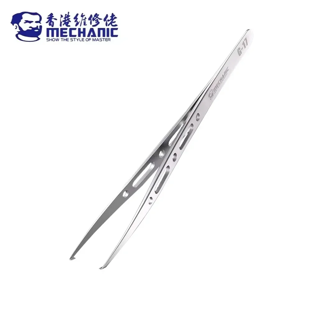 Mechanic G-17 Motherboard Layered Tweezers IC Chip Tin Planting Tin Planting BGA Stencil Fixed Circuit Board Repair Hand Tool