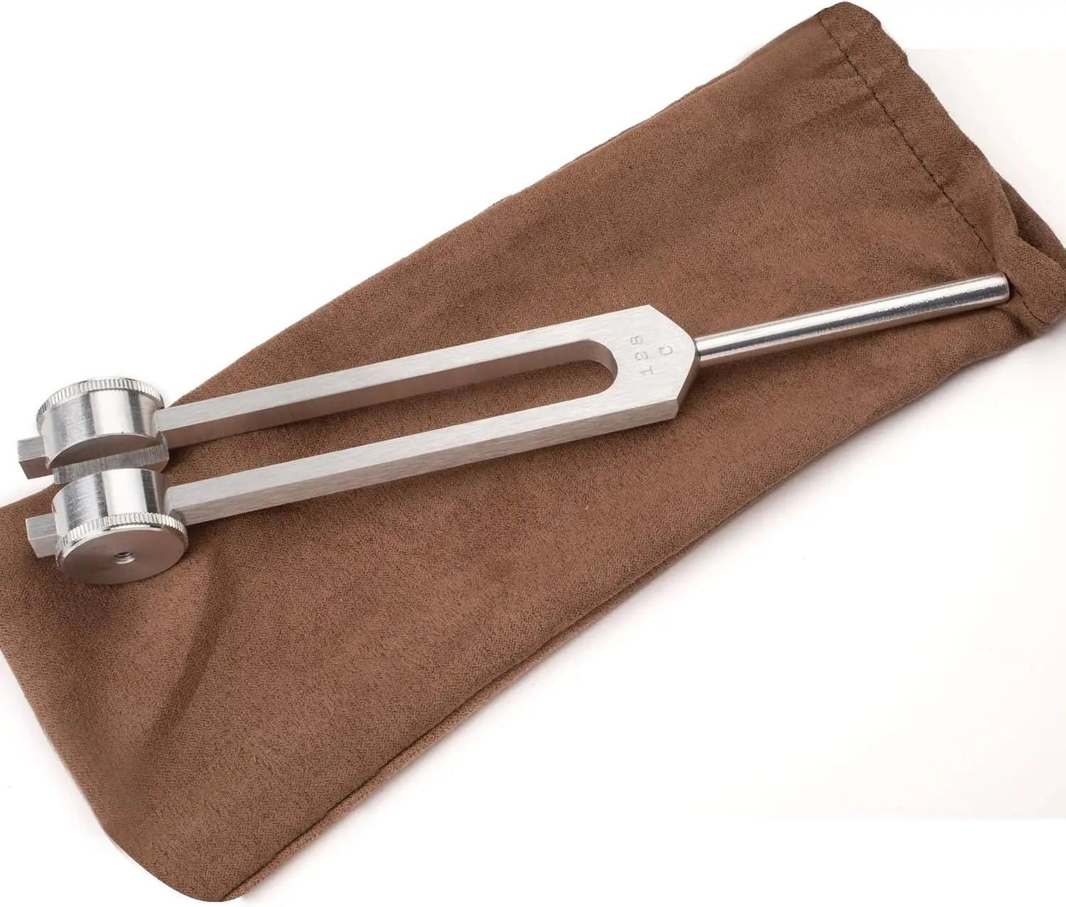 

128Hz Weighted Tuning Fork for Healing, Made in USA, Chakra Sound Therapy to Reduce Inflammation and Stress